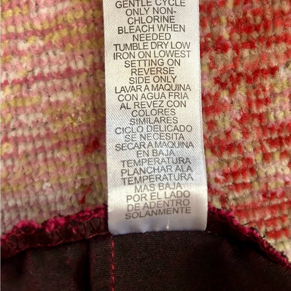 Democracy Natalie Ab Solution Colored Jean Burgundy NWOT - Picture 6 of 7